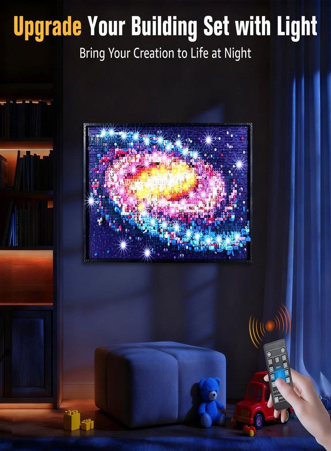 BrickSoul Advanced RC Light Kit for Lego 31212 Milky Way Galaxy Building Set | Upgraded Wireless ON/Off & Dimming & Zonal Lighting with Hidden Cable Tech (31212 Set NOT Included) - Image 5